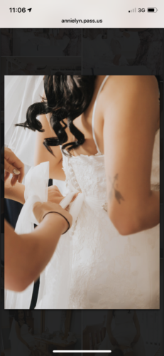 Stunning wedding dress worn once