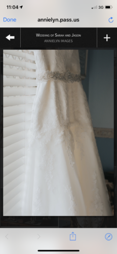 Stunning wedding dress worn once