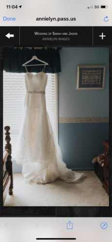 Stunning wedding dress worn once