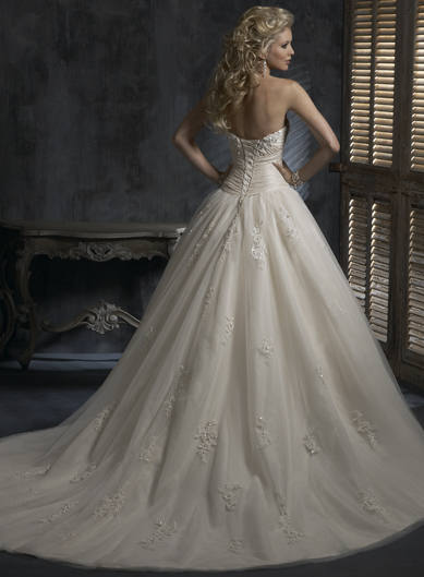 ‘Maggie Sottero’ 12-14 Ivory Wedding Dress